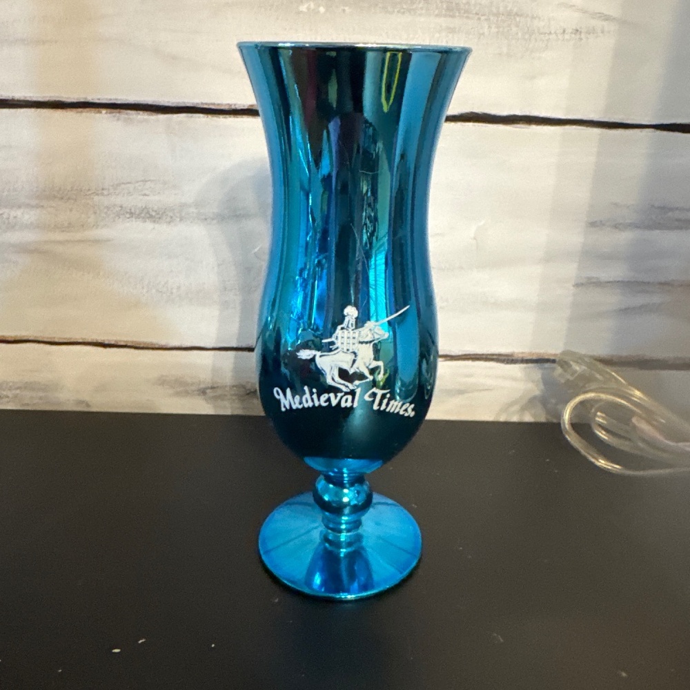 Medieval Times glass cup
